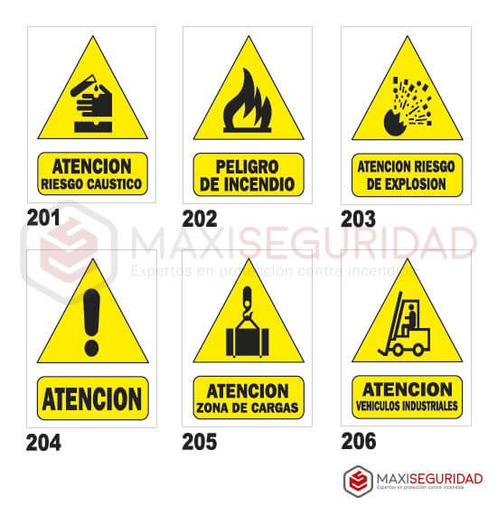Cartel Advertencia 40 x 45