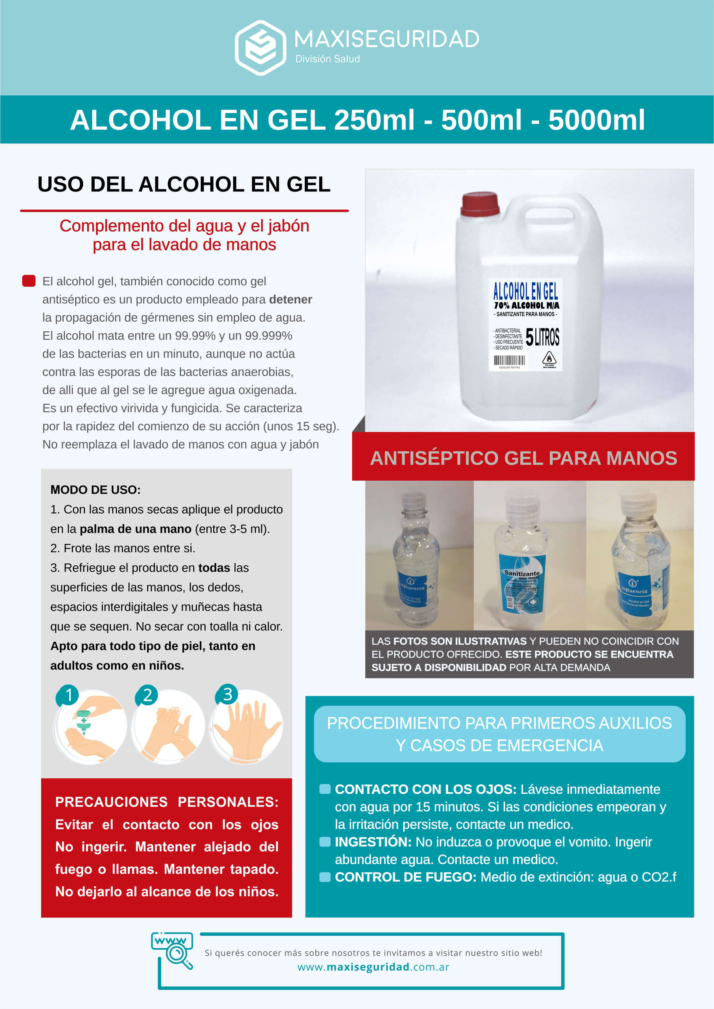 Alcohol en Gel ANMAT 250 ml *CONSULTAR PRECIO Y DISPONIBILIDAD*